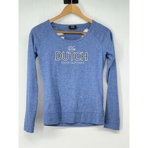 Von Dutch Southern California Blue Razorback Long Sleeve Women’s Size‎ M